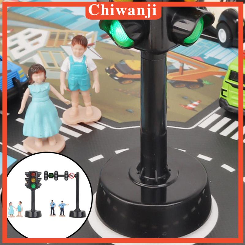 [Chiwanji] Đèn Giao Thông Điện Mini Có Biển Báo Dùng Cho Tiệc Tùng