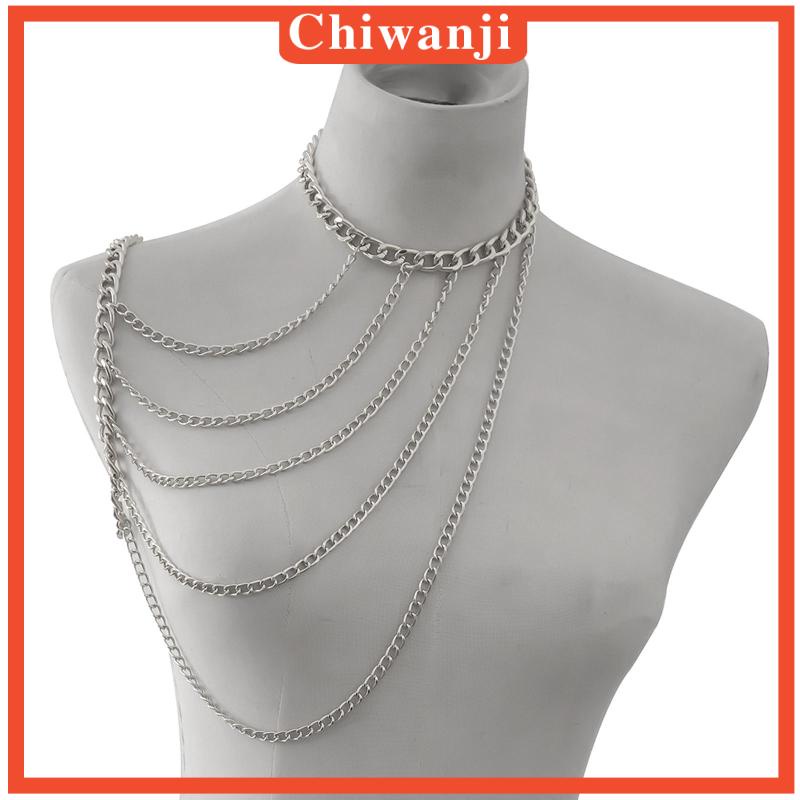 [Chiwanji] Dây Chuyền Đeo Vai Nhiều Lớp Thời Trang