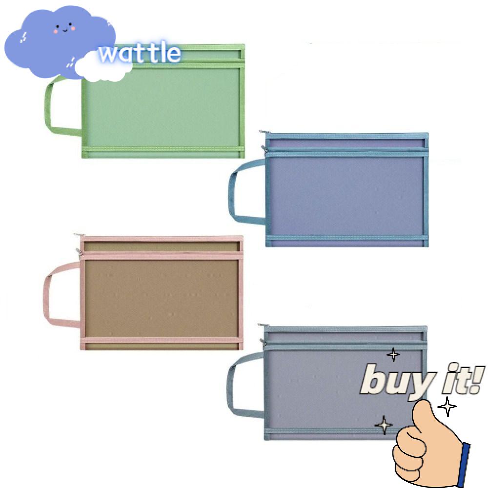 Bộ 4 Túi Lưới Đựng Tài Liệu Có Khóa Kéo Tiện Dụng