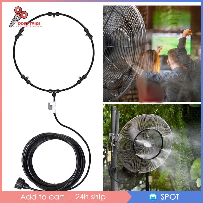 Quạt Làm Mát Phun Sương 6m US 4 &quot;Prettyia1