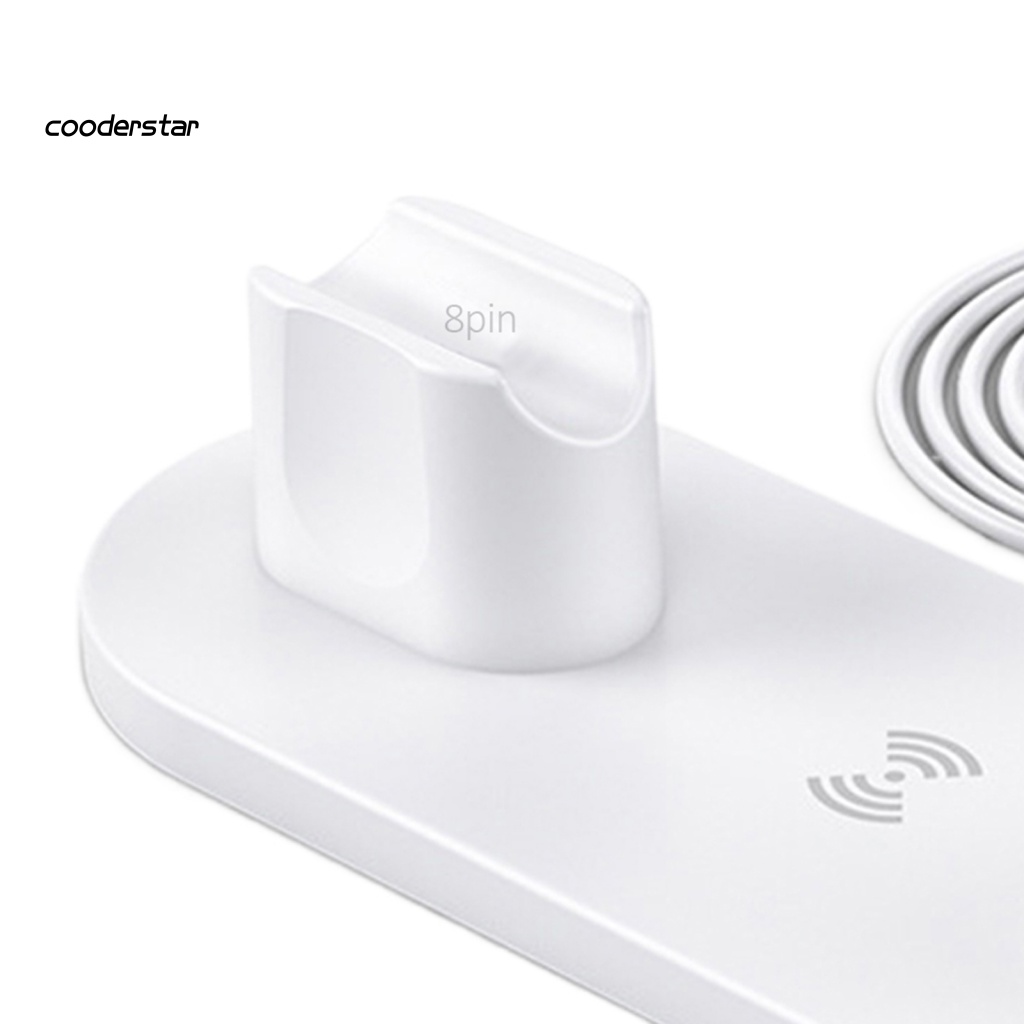 Đế Sạc Điện Thoại Không Dây 8Pin / Micro / Type-C DC5V-1A Đa Năng Tiện Dụng Giá Đỡ