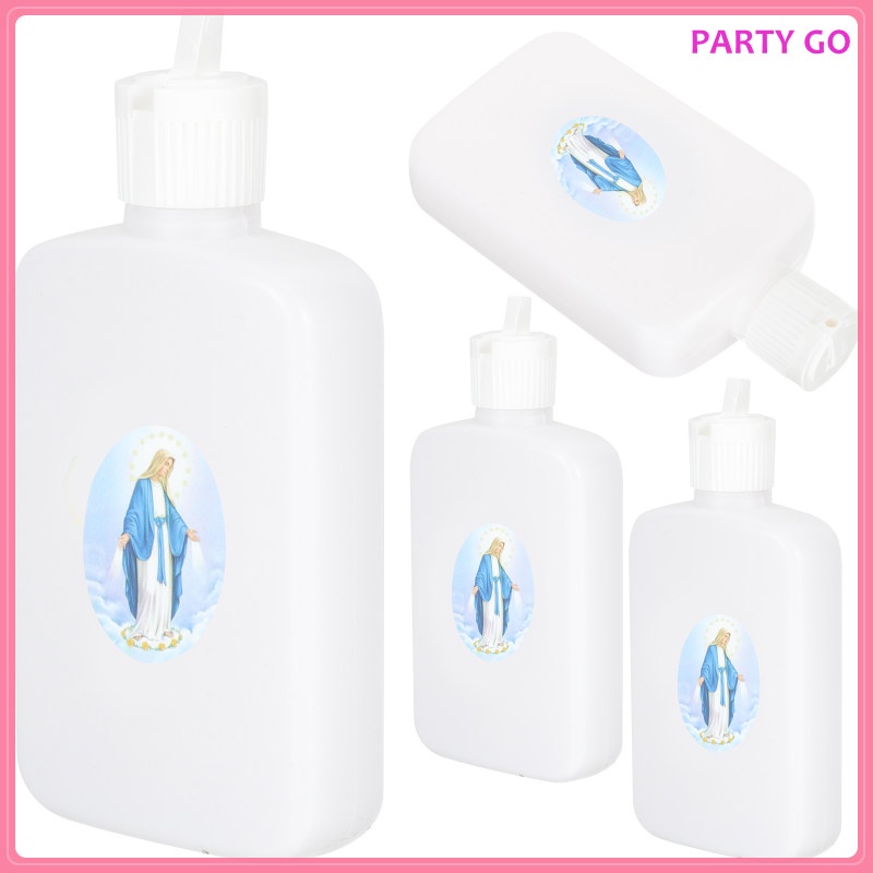 Set 6 Bình Nước Bằng Nhựa Hình Công Giáo Dùng Trang Trí Nhà / Đi Du Lịch