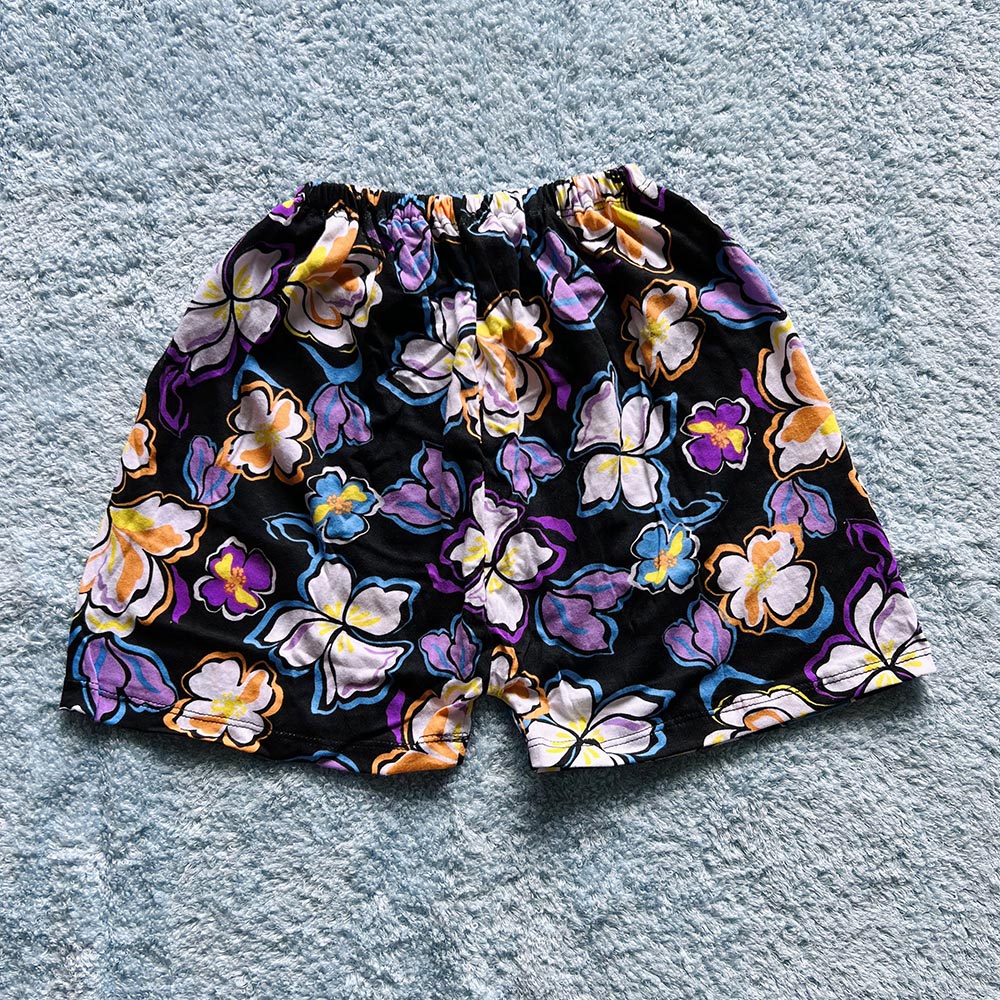 Quần đùi bé trai bé gái thun cotton co giãn nhiều họa tiết ngẫu nhiên MamLa ML175