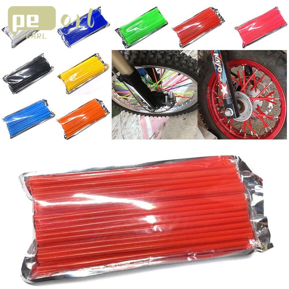 PEARLVN .Bộ 72 Vỏ Bọc Căm Bánh Xe Nhiều Màu Sắc Sáng Tạo