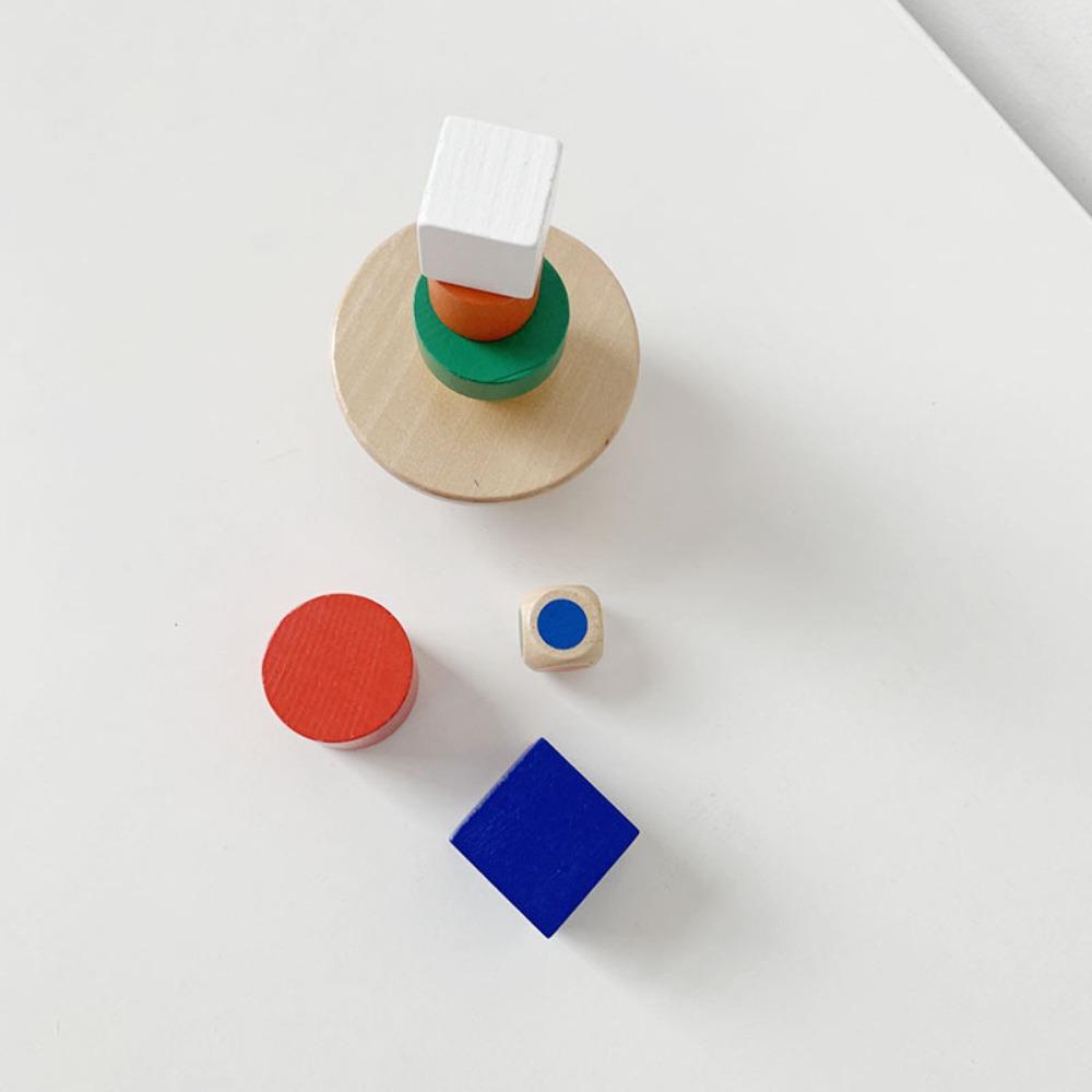 Lanfy Bộ Đồ Chơi Board Game Xếp Hình Cân Bằng Bán Cầu 14 Năm Montessori Phát Triển Trí Tuệ Cho Bé
