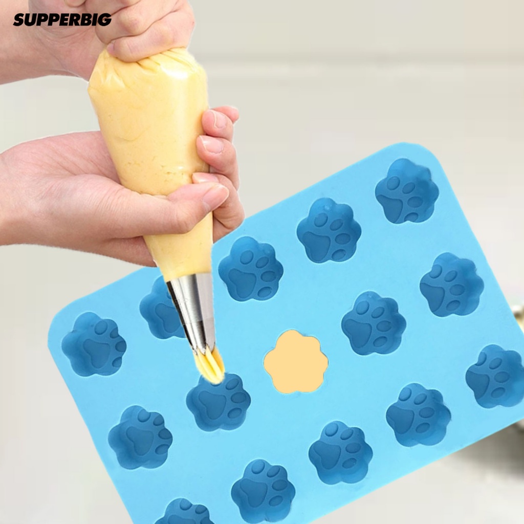 Khay Làm Đá Hình Dấu Chân Chó