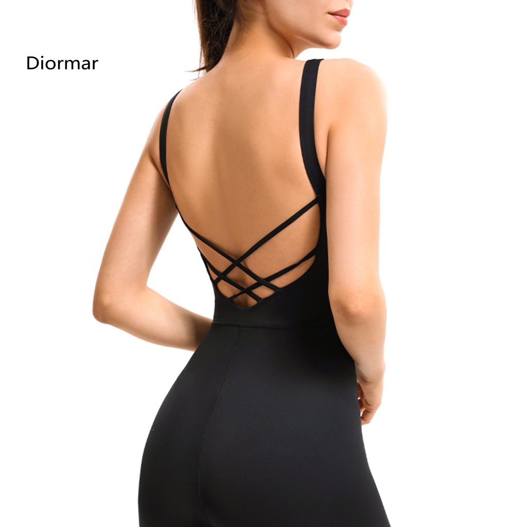 Bộ Áo Liền Quần Sát Nách Mềm Mại Dùng Tập Yoga