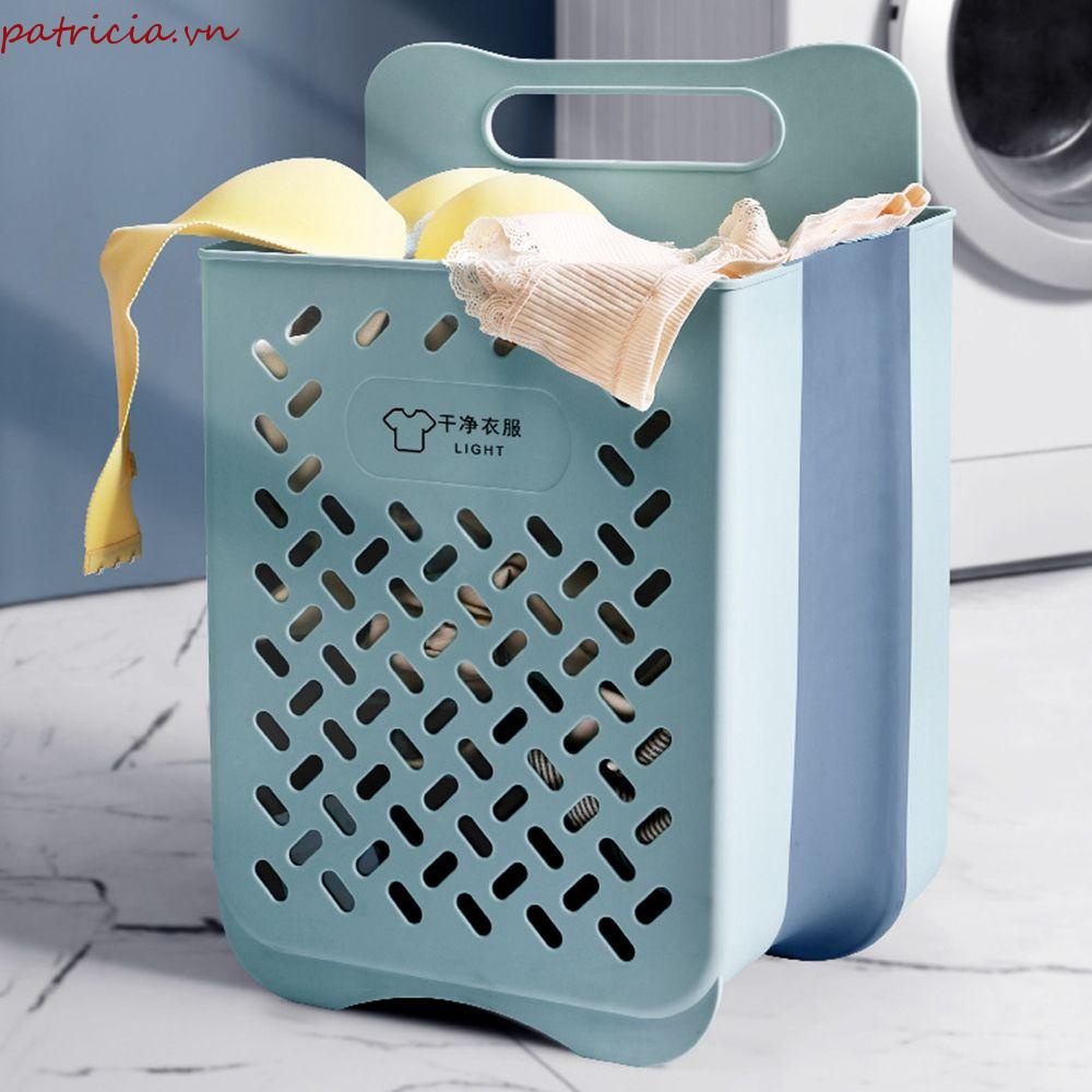 1 Giỏ Đựng Quần Áo Dơ Không Cần Đục Lỗ Sức Chứa Lớn Có Thể Gập Lại