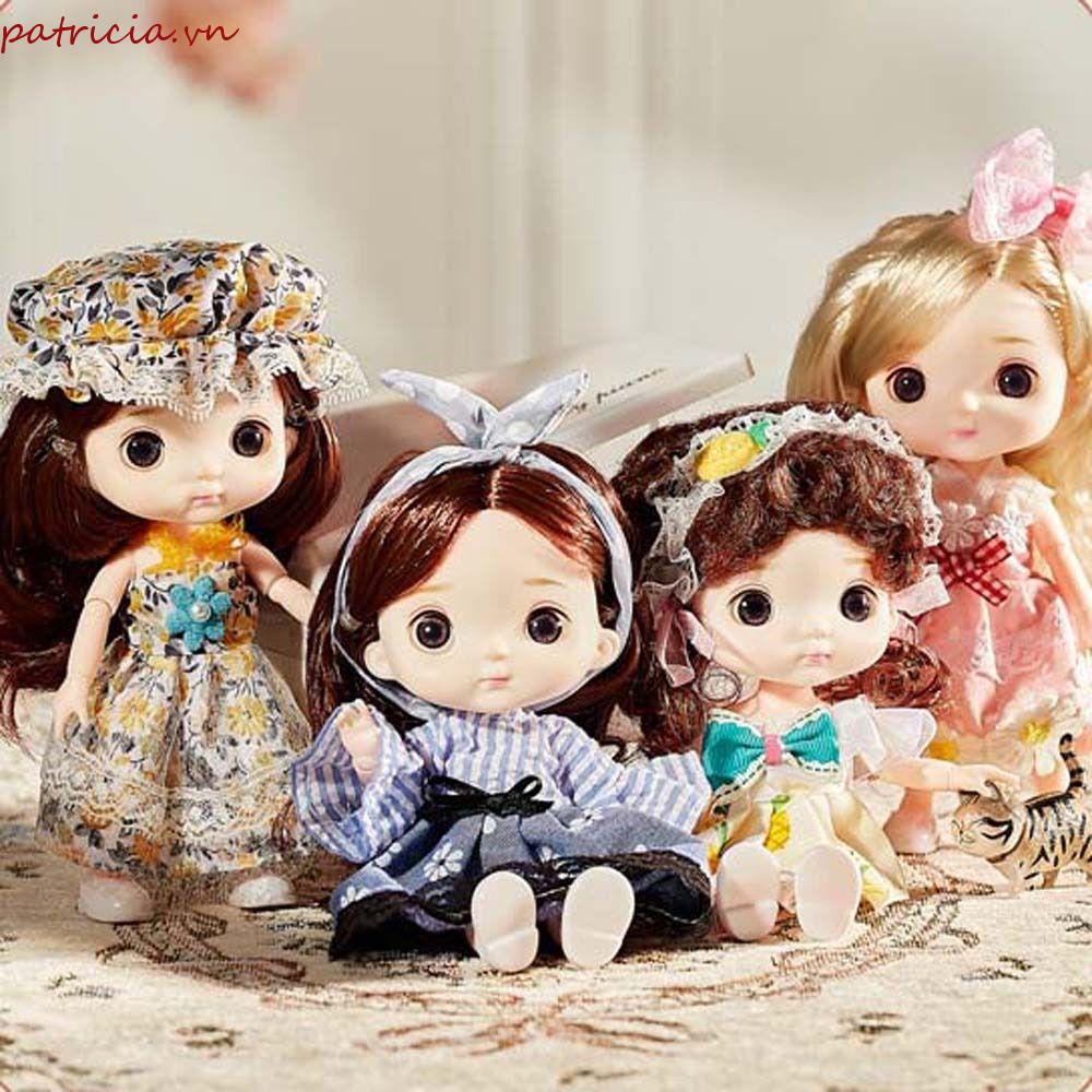 Búp Bê BJD OB13 3D Mắt To 1 / 12 Có Khớp Động Dễ Thương