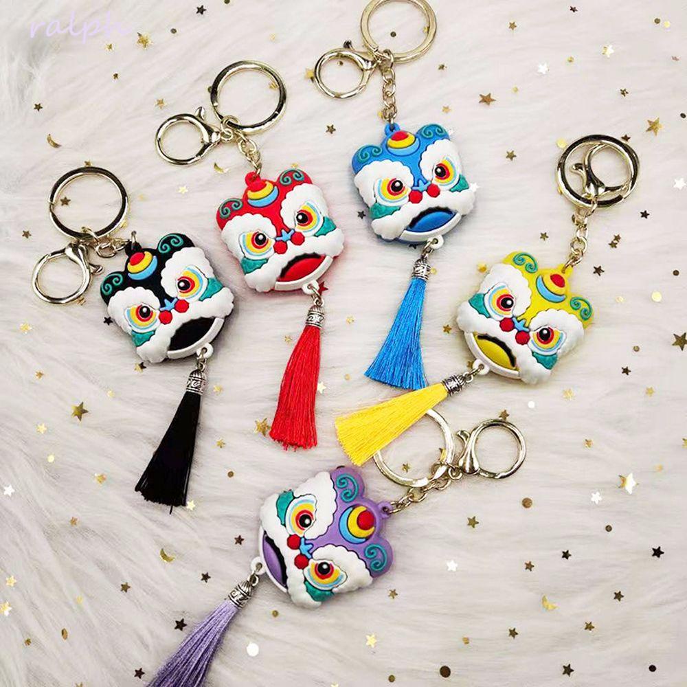 Móc Khóa Hình Đầu Sư Tử Nhảy Múa Dễ Thương