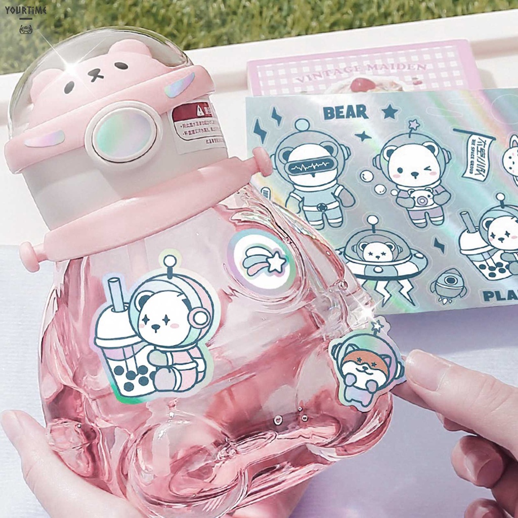 Bình Nước 700ml Hình Gấu Dễ Thương