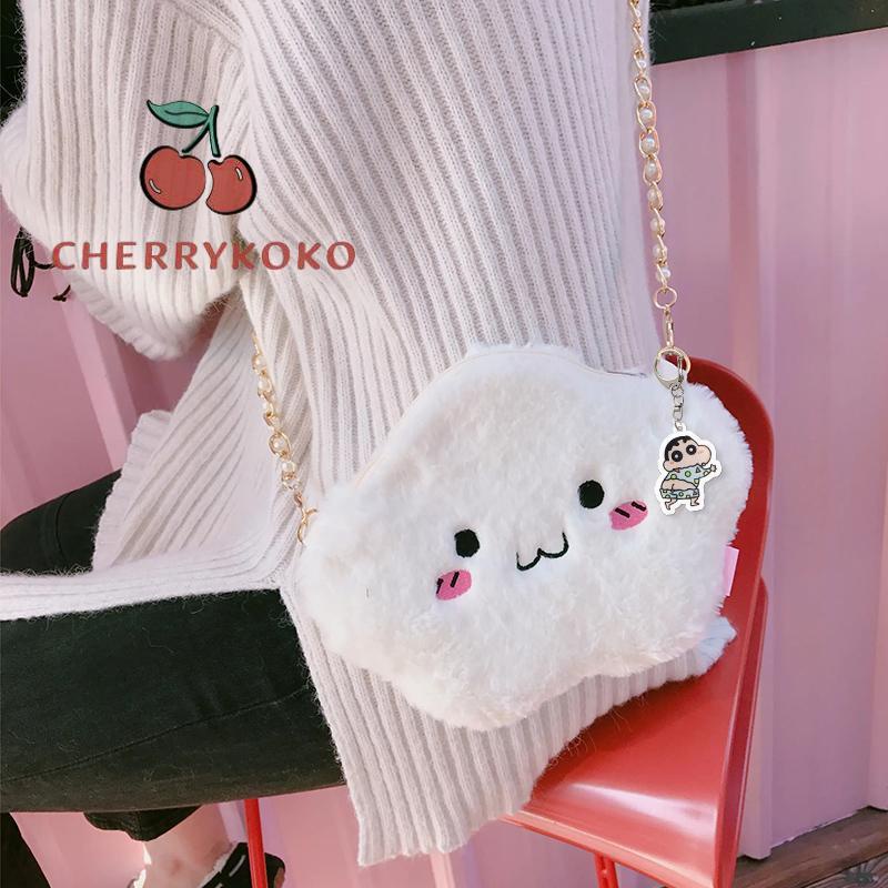 🍒🍒CHERRYKOKO Móc Khóa Hình Cậu Bé Bút Chì Shin-chan Bằng Acrylic Trong Suốt Dễ Thương
