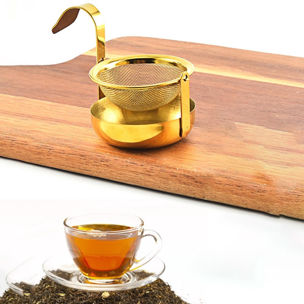 Dụng Cụ Lọc Trà Di Động Kèm Lưới Mảnh Dễ Dàng Sử Dụng Cho Tiệc Và Nhà Bếp