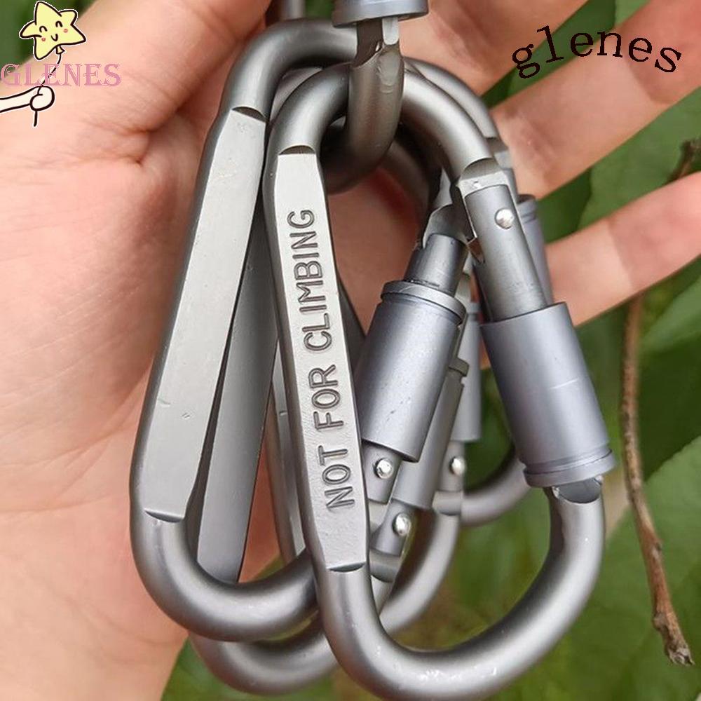 Móc Khóa Carabiner Bằng Hợp Kim Nhôm Dùng Leo Núi / Cắm Trại / Câu Cá