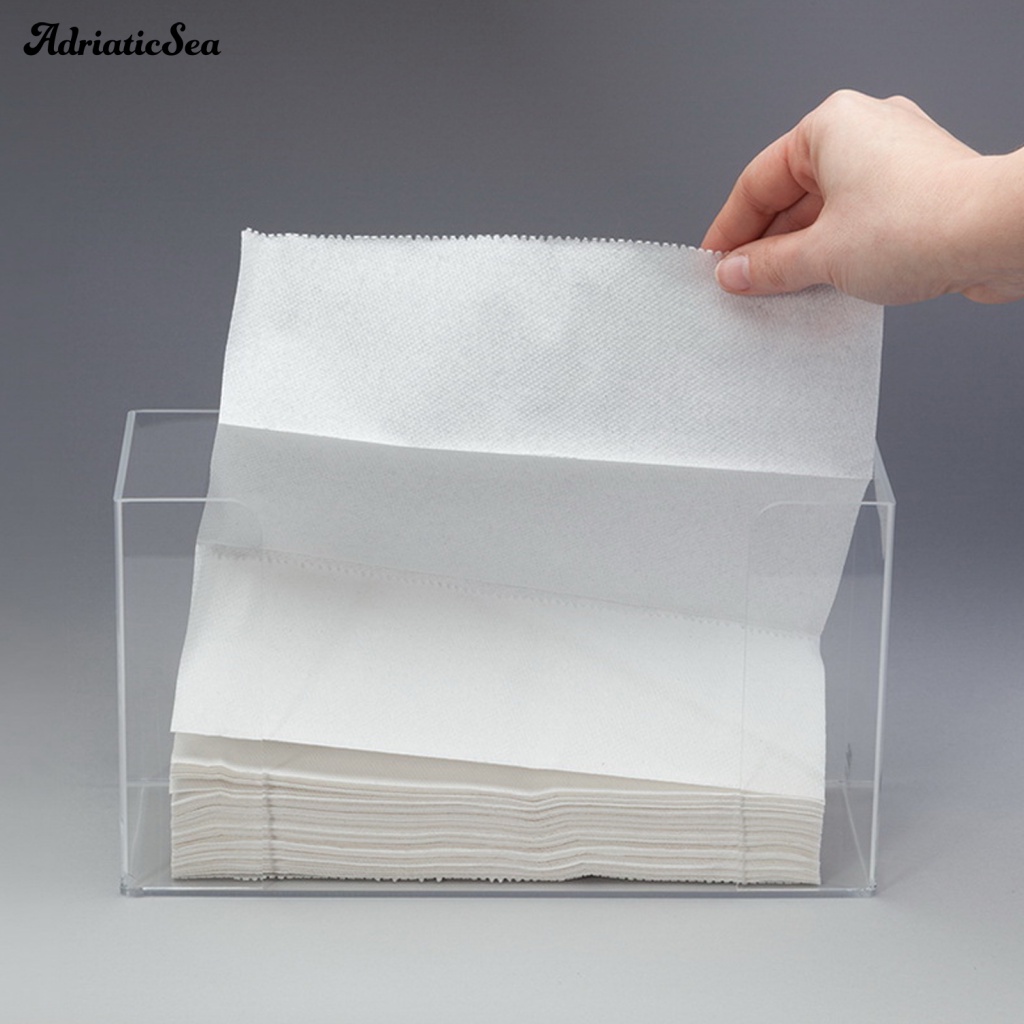 Hộp Đựng Khăn Giấy Trong Suốt Chống Nước Tiện Dụng Cho Nhà Bếp