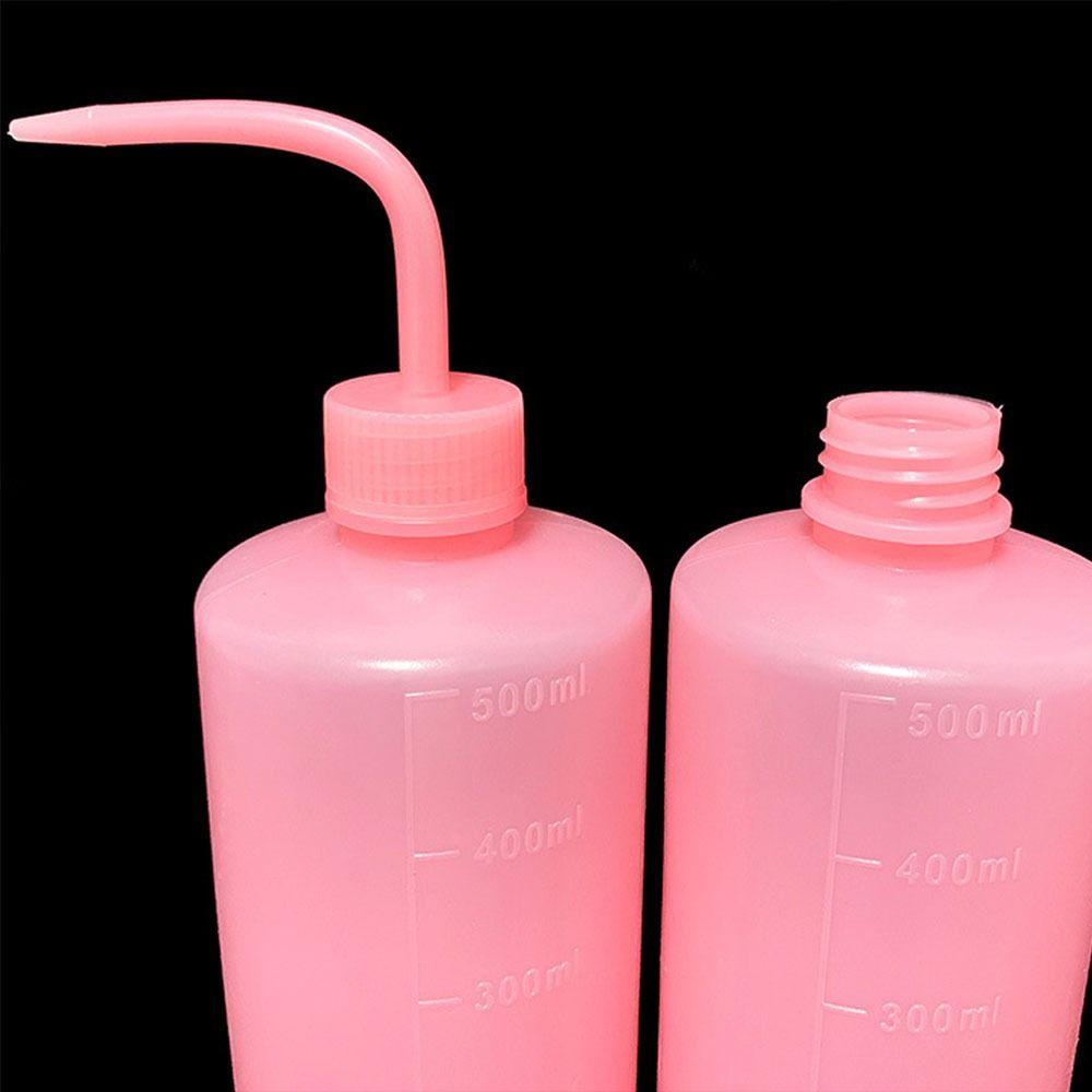 Set 3 Chai Đựng Nước Rửa Hình Xăm 500ml Màu Xanh Dương / Hồng / Đen