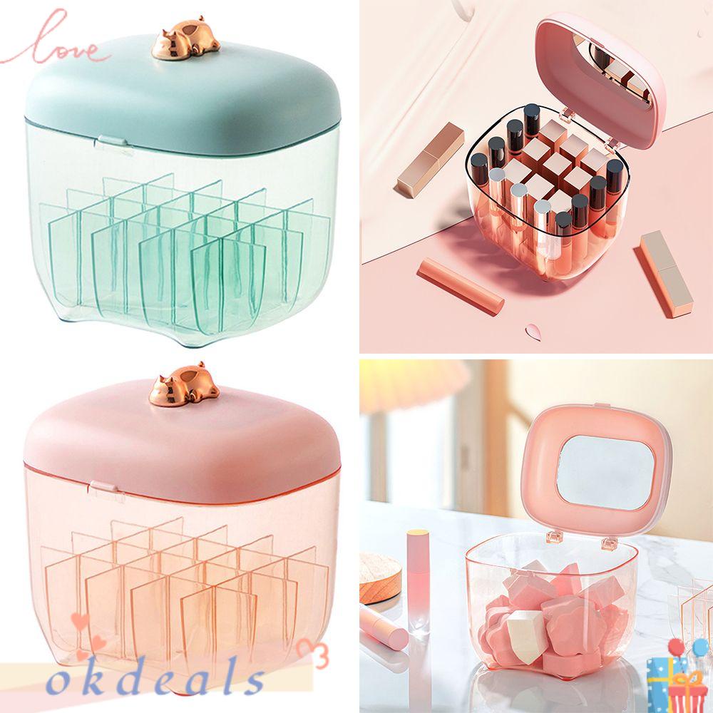Giá Đỡ Son Môi 16 Ngăn Chống Bụi Sức Chứa Lớn