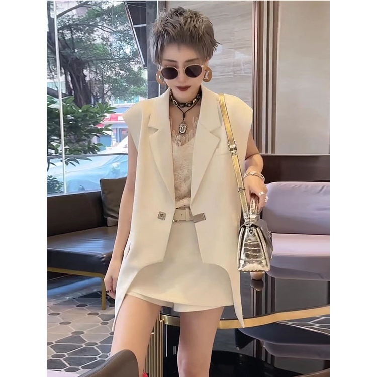 Set Áo Vest Và Quần Short Thời Trang Mùa Hè Cho Nữ
