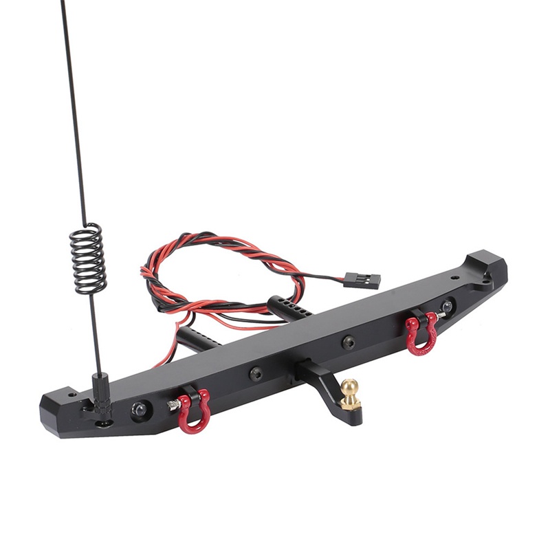 Bộ Cản Sau Bằng Kim Loại Có Đèn LED Cho Xe Điều Khiển Từ Xa TRAXXAS TRX4 Axial SCX10 90046 1: 10