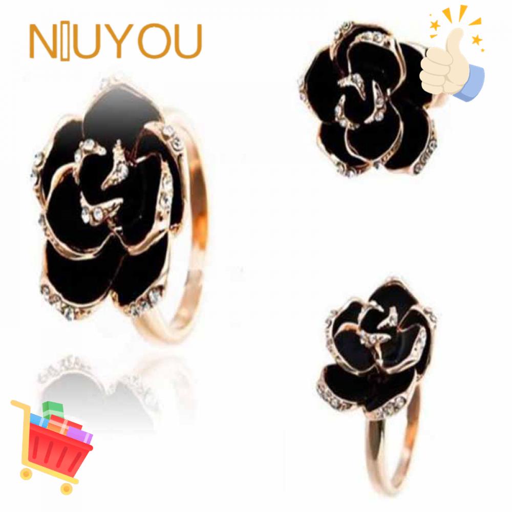 Nhẫn Hình Hoa Hồng Thời Trang|Dụng Cụ Điều Chỉnh Tùy Ý Tiện Dụng