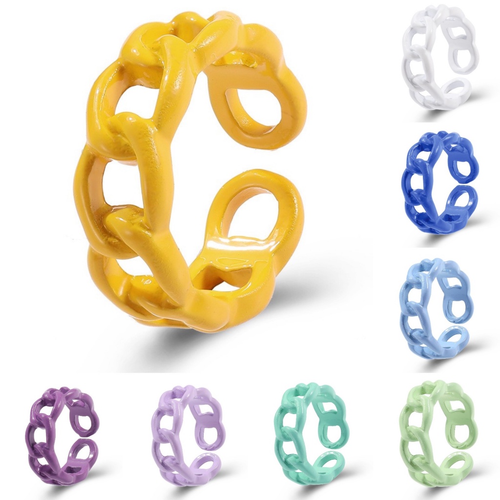 Nhẫn Hình Học Trọng Lượng Nhẹ Thời Trang Cho Nữ