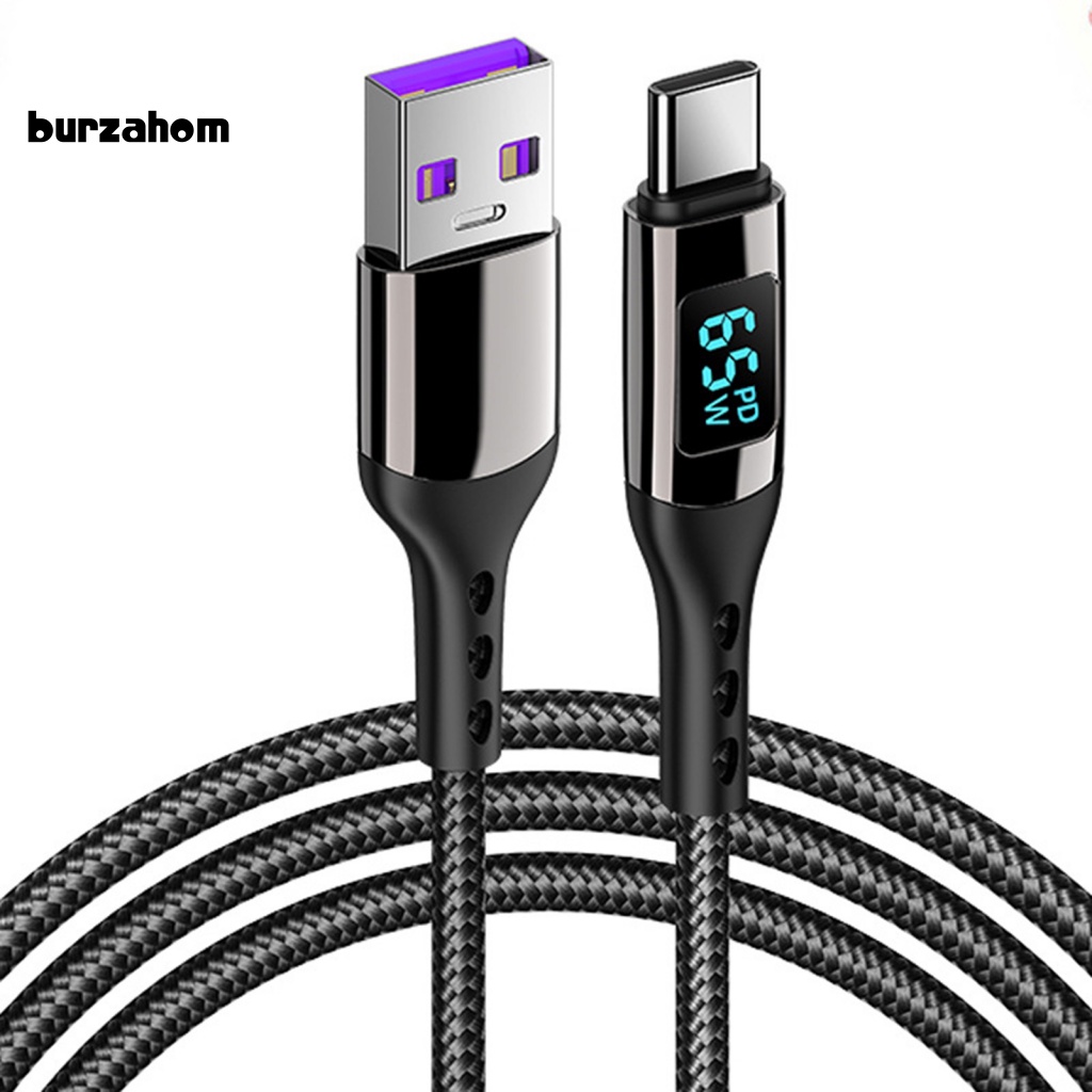 Dây Cáp Sạc Truyền Dữ Liệu Loại C 65W Cho Điện Thoại