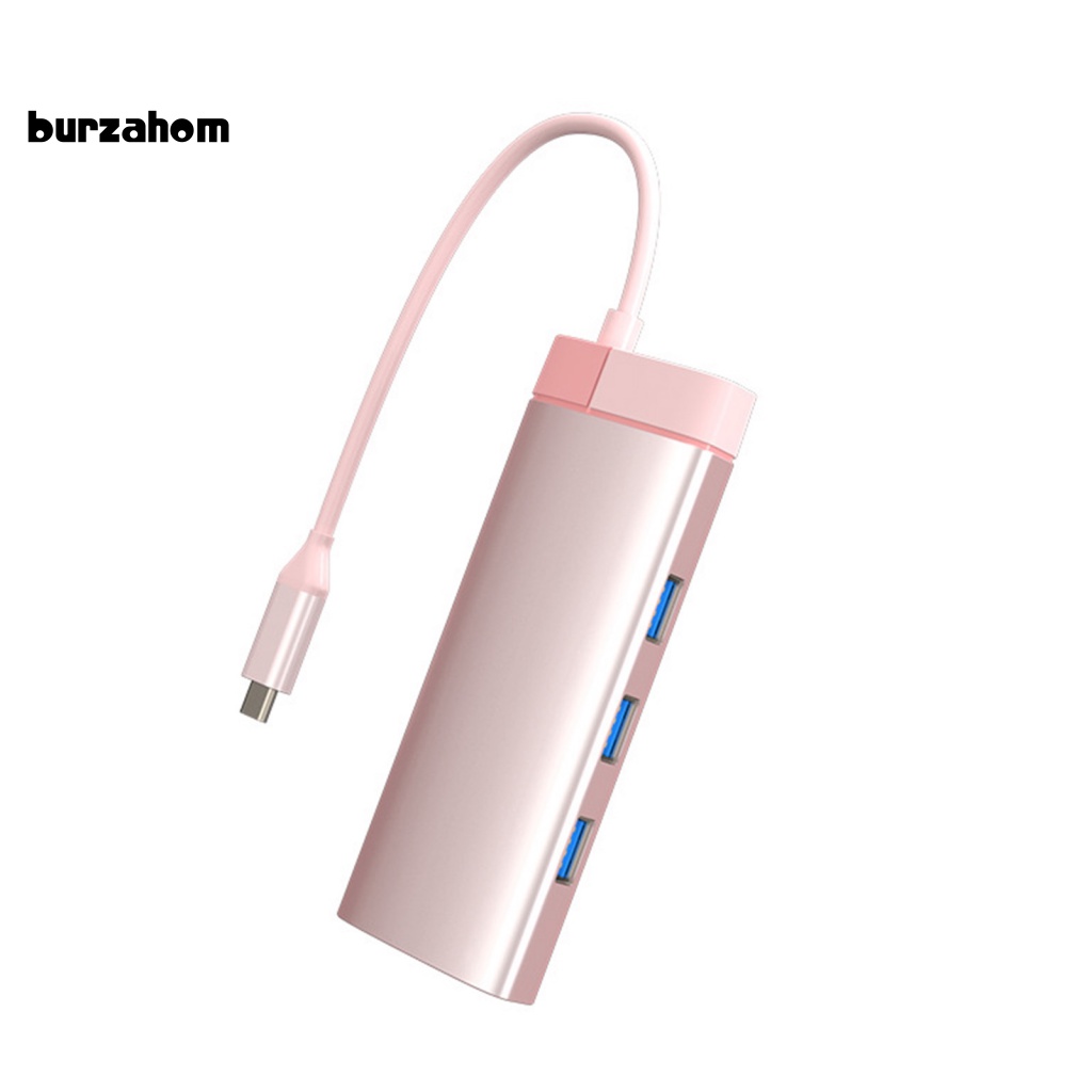 Hub Chia Cổng Type-C Sang USB 3.0 / RJ45 5Gbps Cho Máy Tính