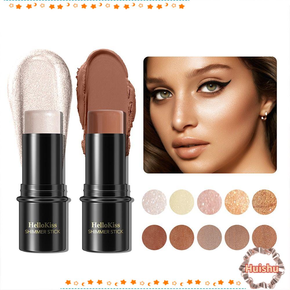 Thỏi Kem Bắt Sáng Tạo Khối Trang Điểm Má Hồng Chất Lì Dễ Tán Nhanh Chóng Tạo Hiệu Ứng Chữ V