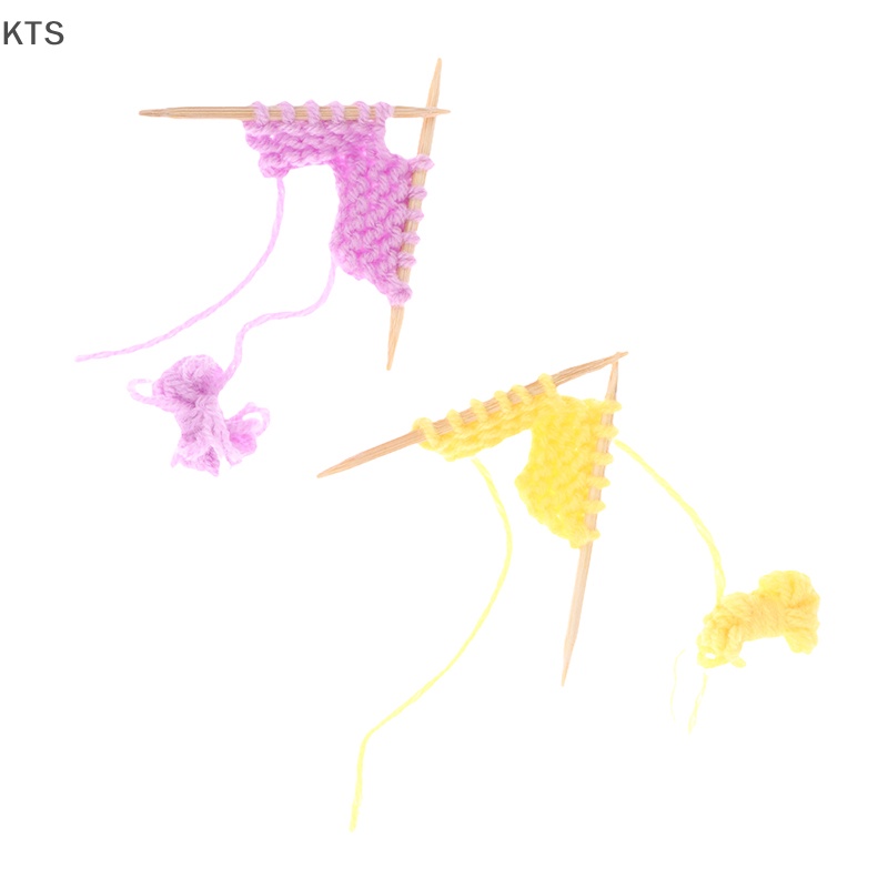 Mô Hình Dụng Cụ Đan Len Trang Trí Nhà Búp Bê 1 / 12