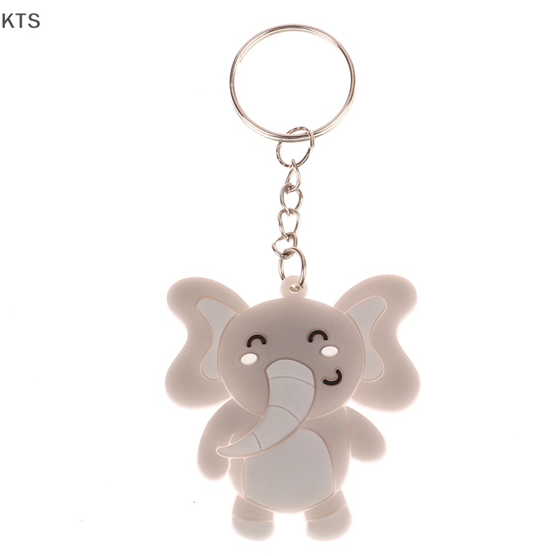1 Vỏ Silicon Bảo Vệ Chìa Khóa Xe Hơi In Hình Động Vật Dễ Thương