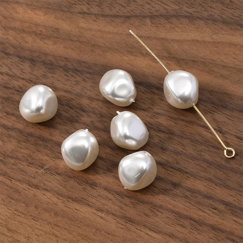 Set 10 Bông Tai Đính Ngọc Trai Giả Phong Cách Baroque