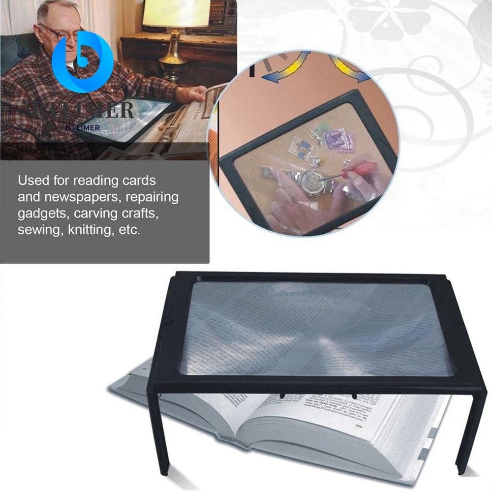 Kính Lúp Chuyên Nghiệp Với 4 Đèn LED 3X