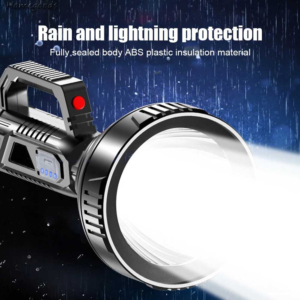 Đèn Pin LED Cầm Tay 3 Chế Độ Dùng Khi Đi Câu Cá / Leo Núi