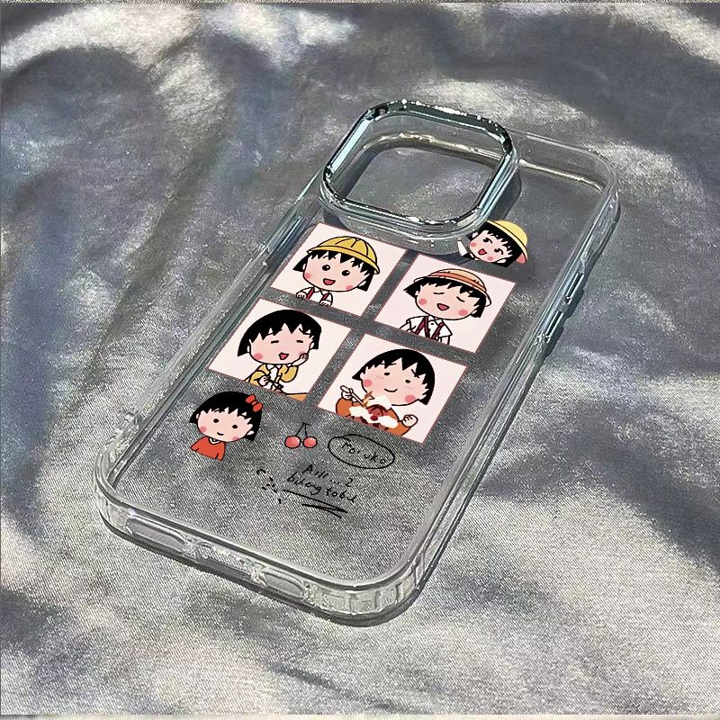 ✅Ốp Điện Thoại Dẻo Họa Tiết Trái Cherry Đơn Giản Thời Trang Chống Sốc Cho Iphone11Iphone1214Pro8 NC9F 713In