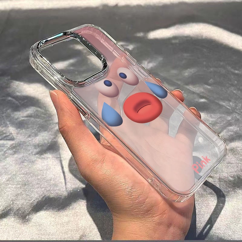 ✅Ốp Điện Thoại Túi Khí Mềm Chống Sốc Màu Trắng Hồng Cho Iphone 8 14pro 11 137 12 0Bt