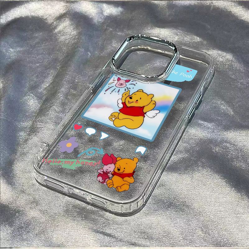 ✅Ốp Điện Thoại Mềm Hình Winnie the Pooh Chống Sốc Cho Apple Iphone 71114pro 8Plus 12 13 / 1EZ7