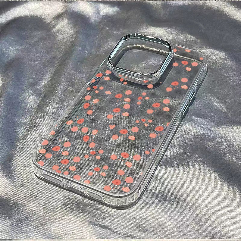 ✅Ốp Điện Thoại Mềm Chống Sốc Họa Tiết Hoa Đơn Giản Cho Iphone 14pro7 13 11plus 128 9FLR