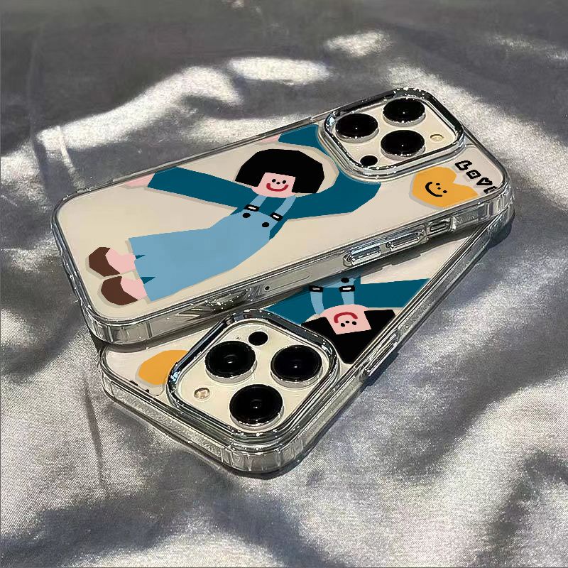 ✅Ốp Điện Thoại Mềm Chống Sốc Họa Tiết Đơn Giản Cho Iphone 8 12 713 14promax plus11 O8KR