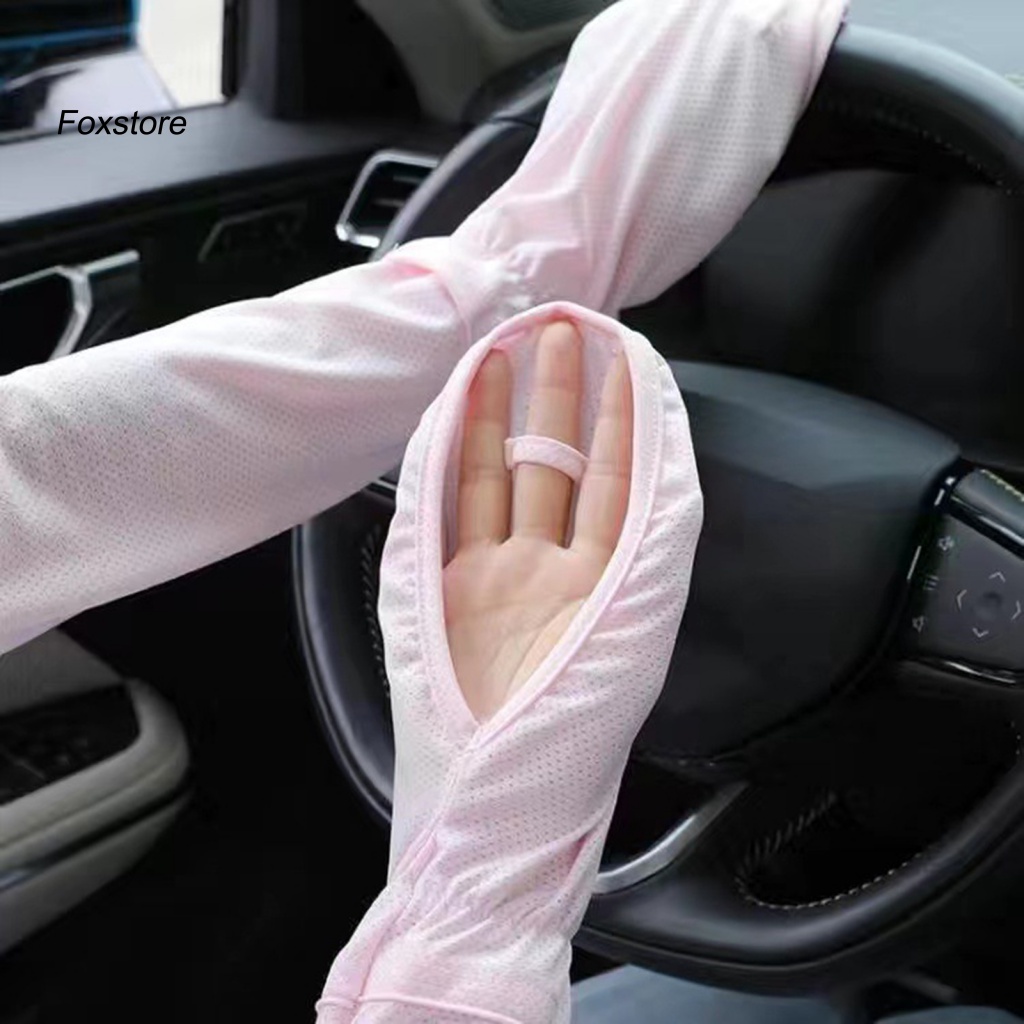 1 Cặp Găng Cánh Tay Thể Thao Độ Co Giãn Cao Điều Chỉnh Được Dành Cho Lái Xe