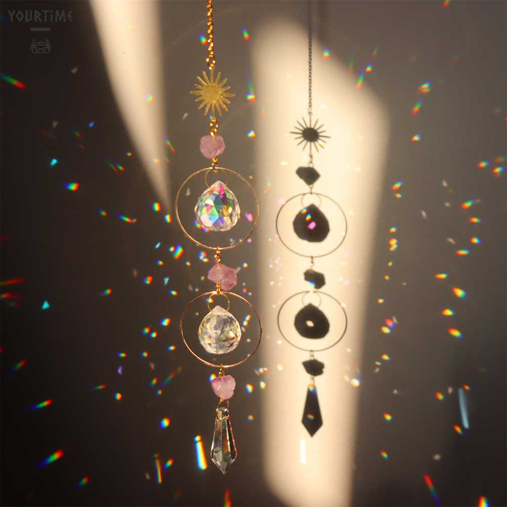 Chuông Gió Treo Trang Trí Hình Ngôi Sao Mặt Trăng