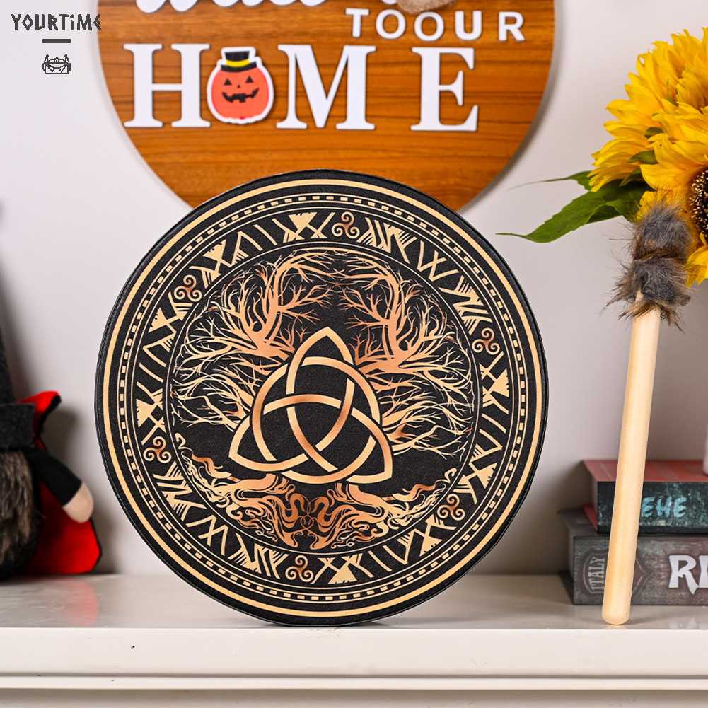 Trống Thiền Mặt Trăng Shaman Để Bàn Trang Trí