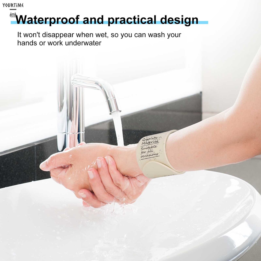 Đồng Hồ Đeo Tay Ghi Nhớ Silicone Chống Thấm Nước Có Thang Đo Cho Người Già