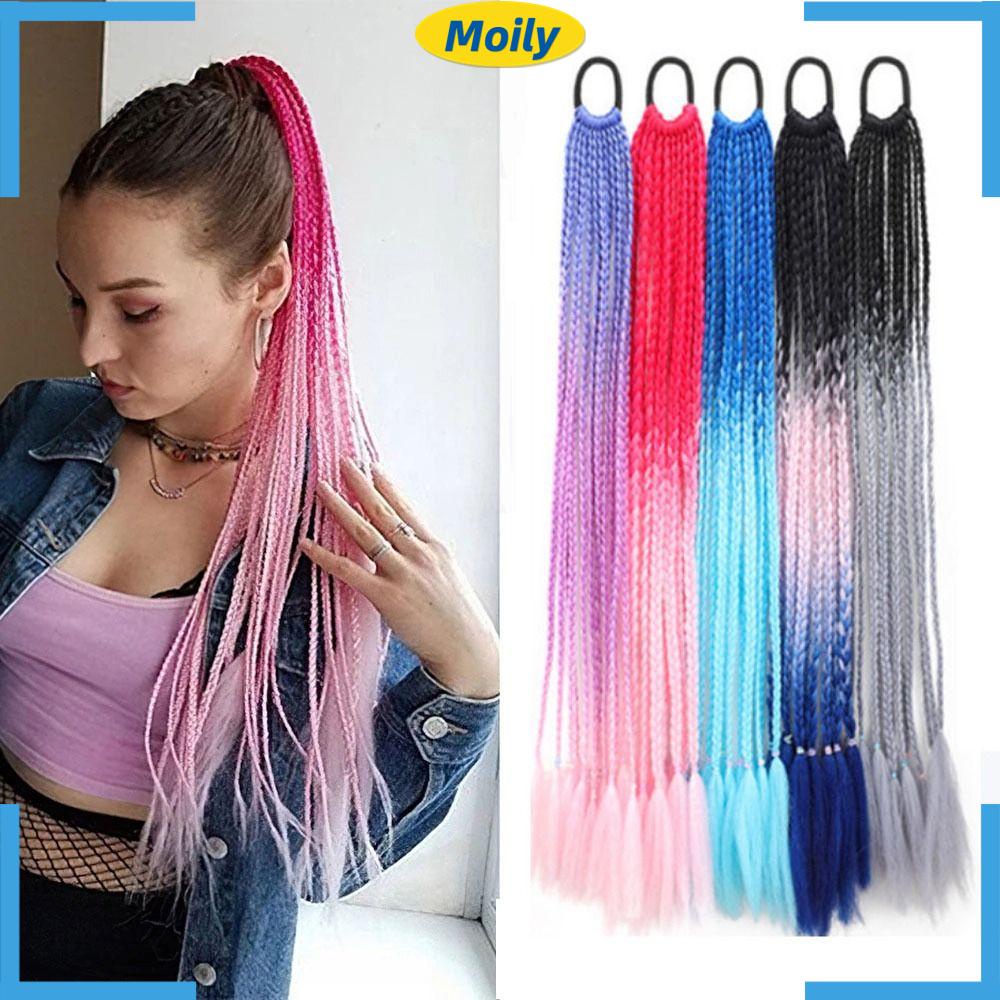 Dây Buộc Tóc Đuôi Ngựa Co Giãn Nhiều Màu Sắc