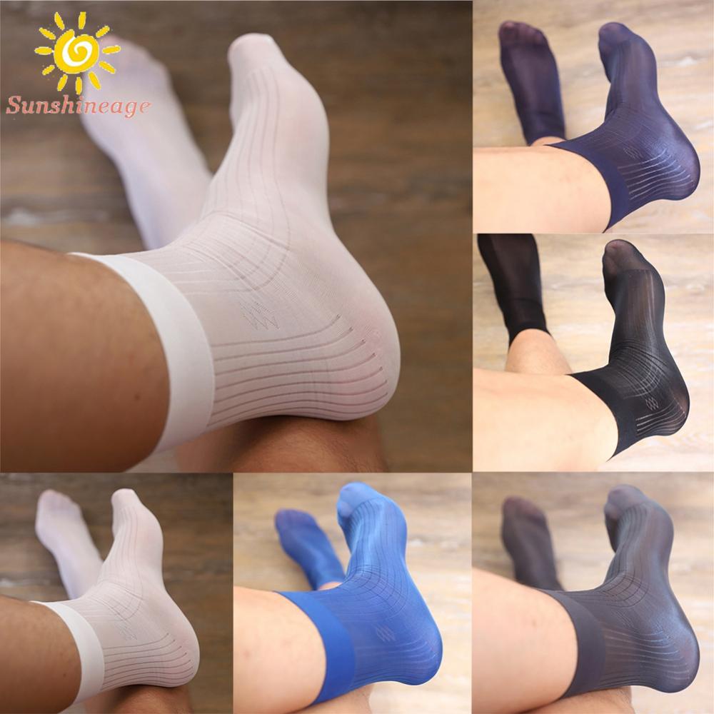 Vớ Lụa Mỏng Trong Suốt 5 Màu Lựa Chọn Dành Cho Nam