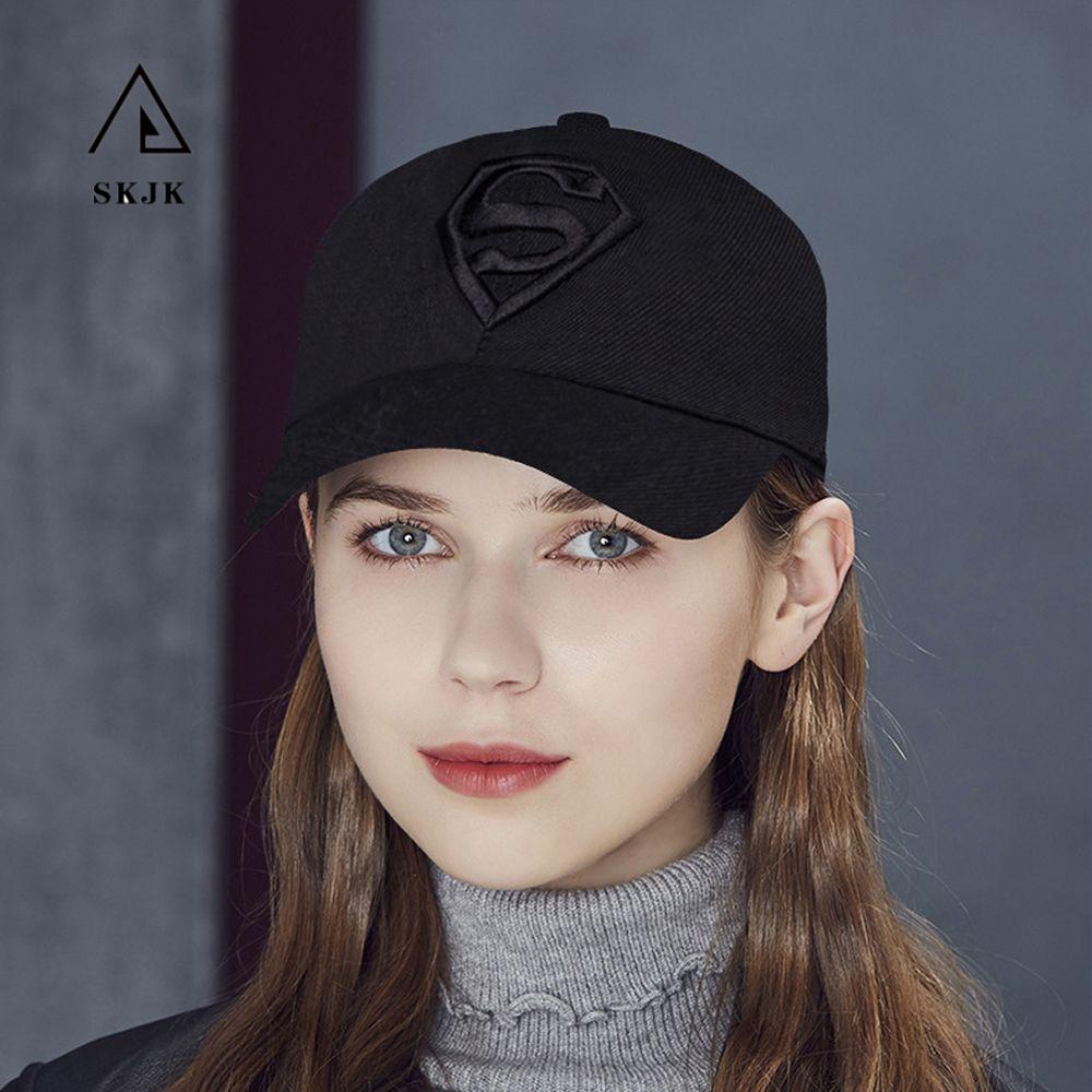 Mũ Lưỡi Trai Cotton Màu Sắc Đơn Giản Thêu Chữ Thời Trang