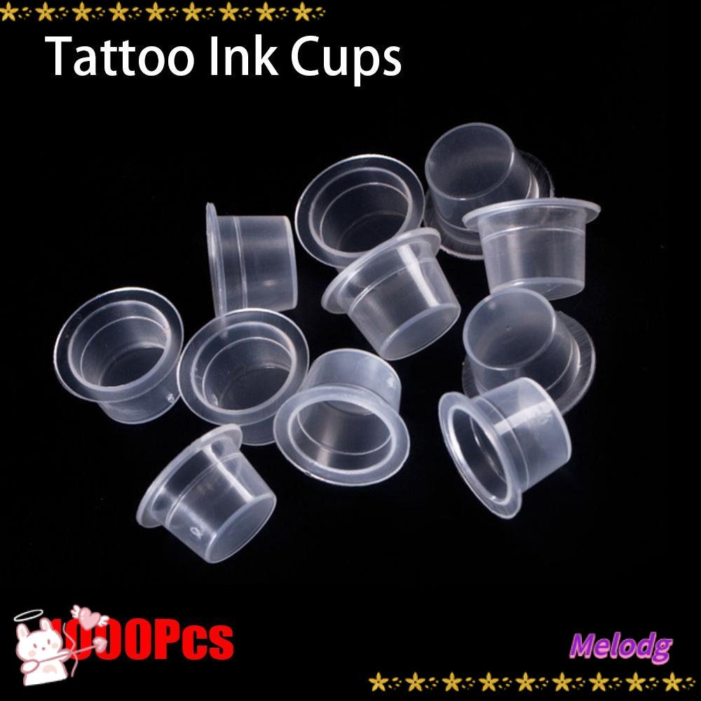 MELODG Set 1000 Cốc Mềm Đựng Mực Xăm Cỡ Lớn Tiện Dụng