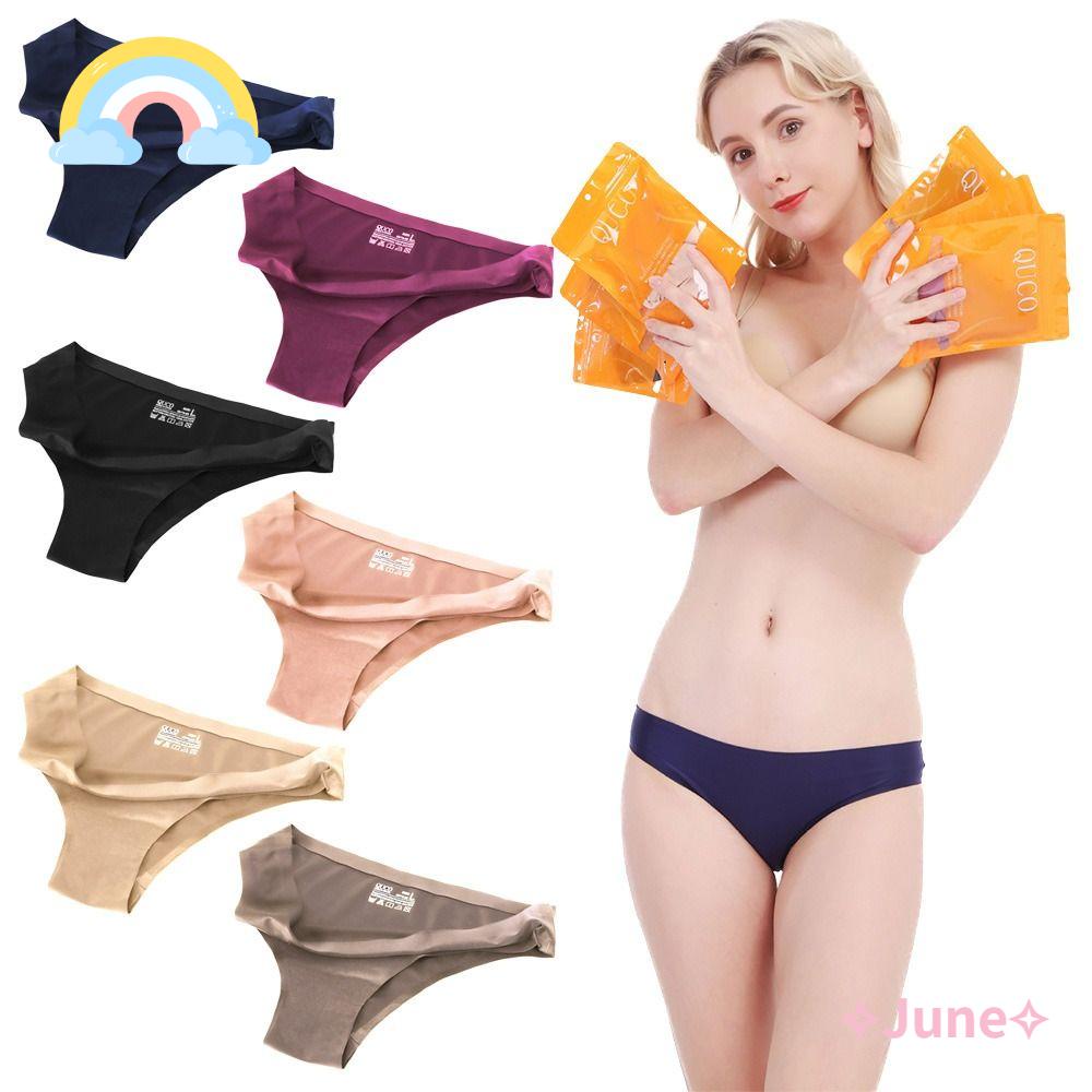 JUNE Quần Lót Không Đường May Co Giãn Size Lớn Dành Cho Nữ