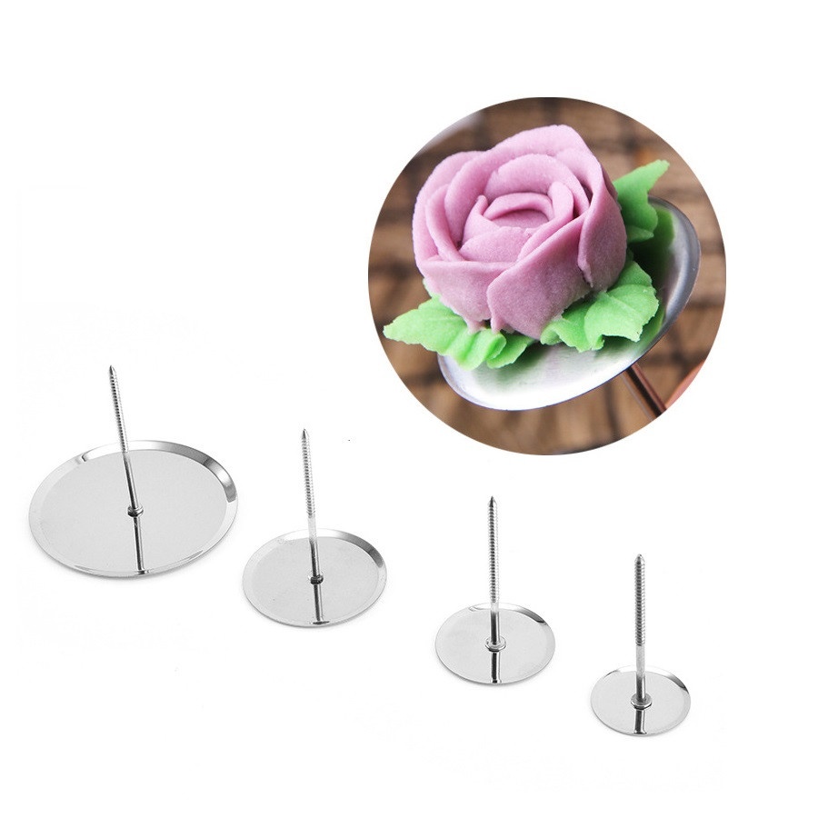 Dụng Cụ Bắt Kem Trang Trí Bánh Bằng Thép Không Gỉ DIY