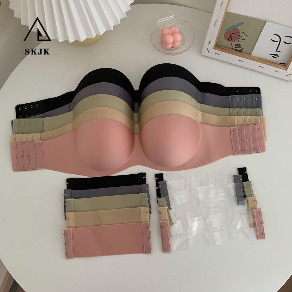 Áo Lót Nâng Ngực Thoáng Khí Không Gọng Thép Hở Lưng Gợi Cảm Cho Nữ