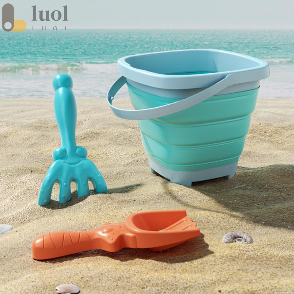 Xô Nhựa Đựng Đồ Chơi Đi Biển Gấp Gọn Tiện Lợi Cho Bé